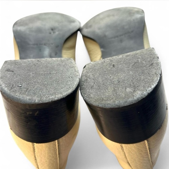 Everlane Cream Leather Ankle Boots Size 8 - Picture 7 of 9